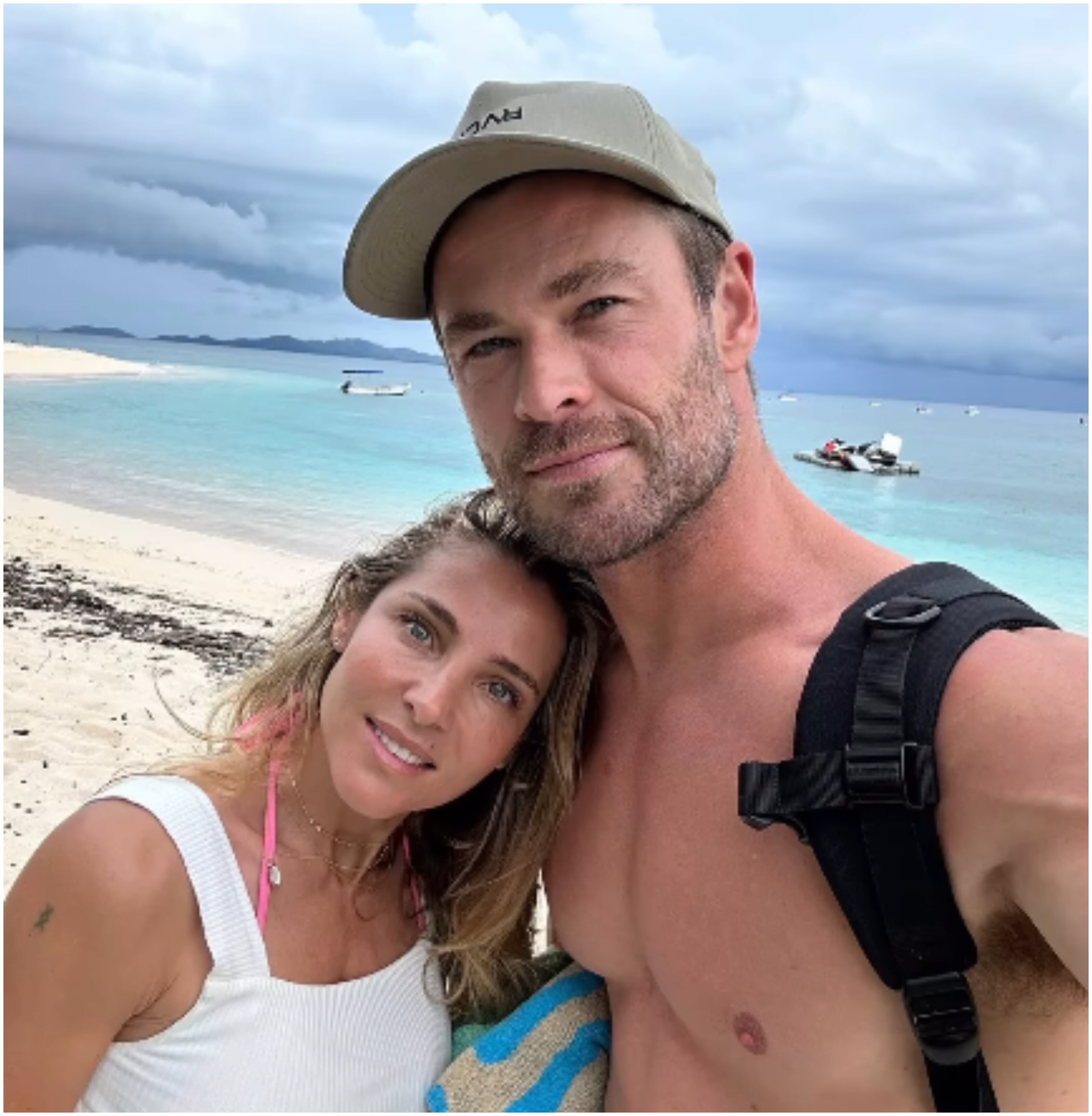 Chris Hemsworth cumplió años lejos de Elsa Pataky