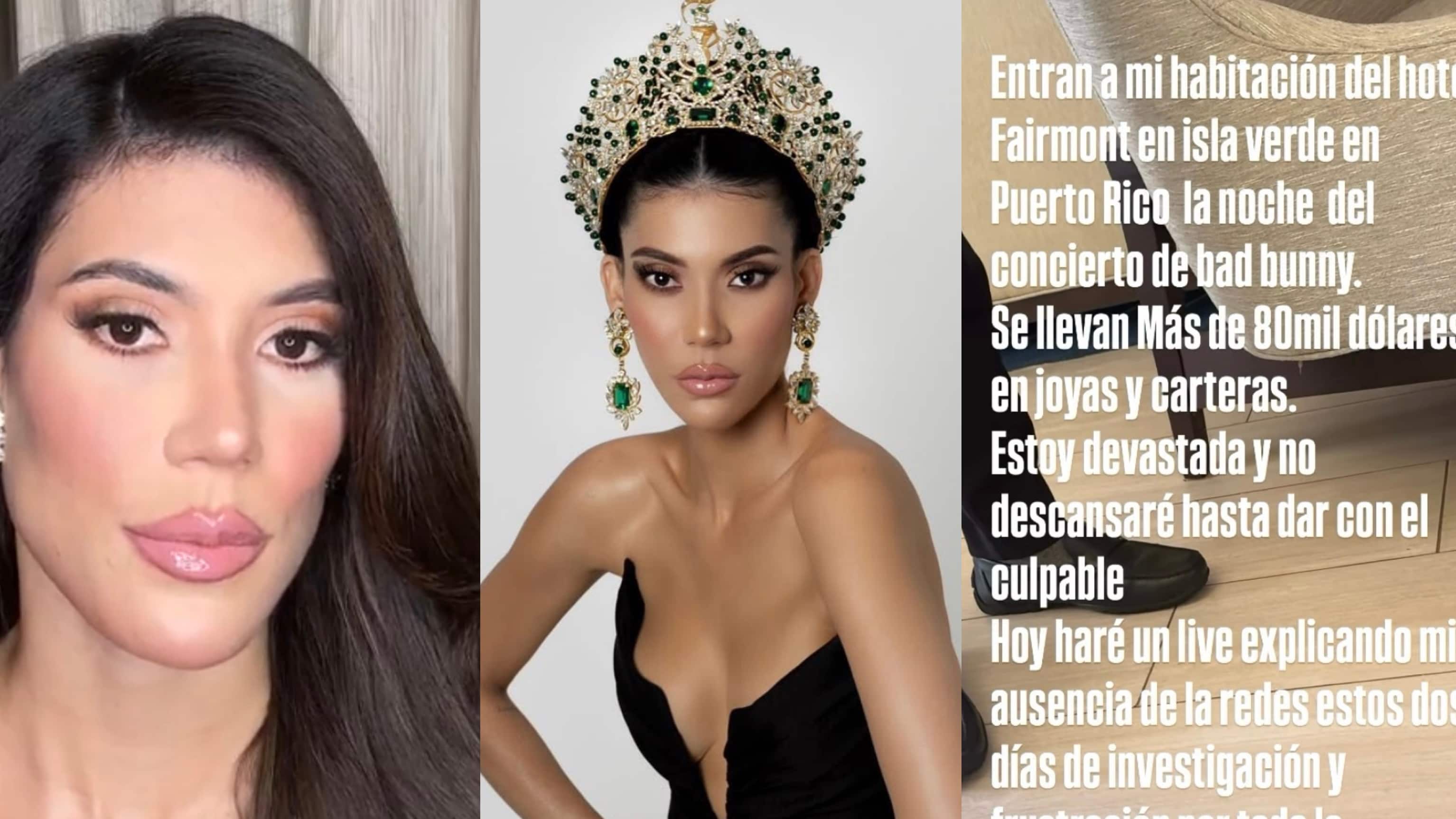 Miss Grand Panamá 2025, Isamar Herrera, denuncia robo en lujoso hotel de Puerto Rico.
