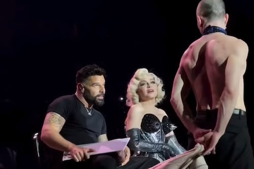 Ricky Martin y Madonna juntos en “The Celebration Tour” 