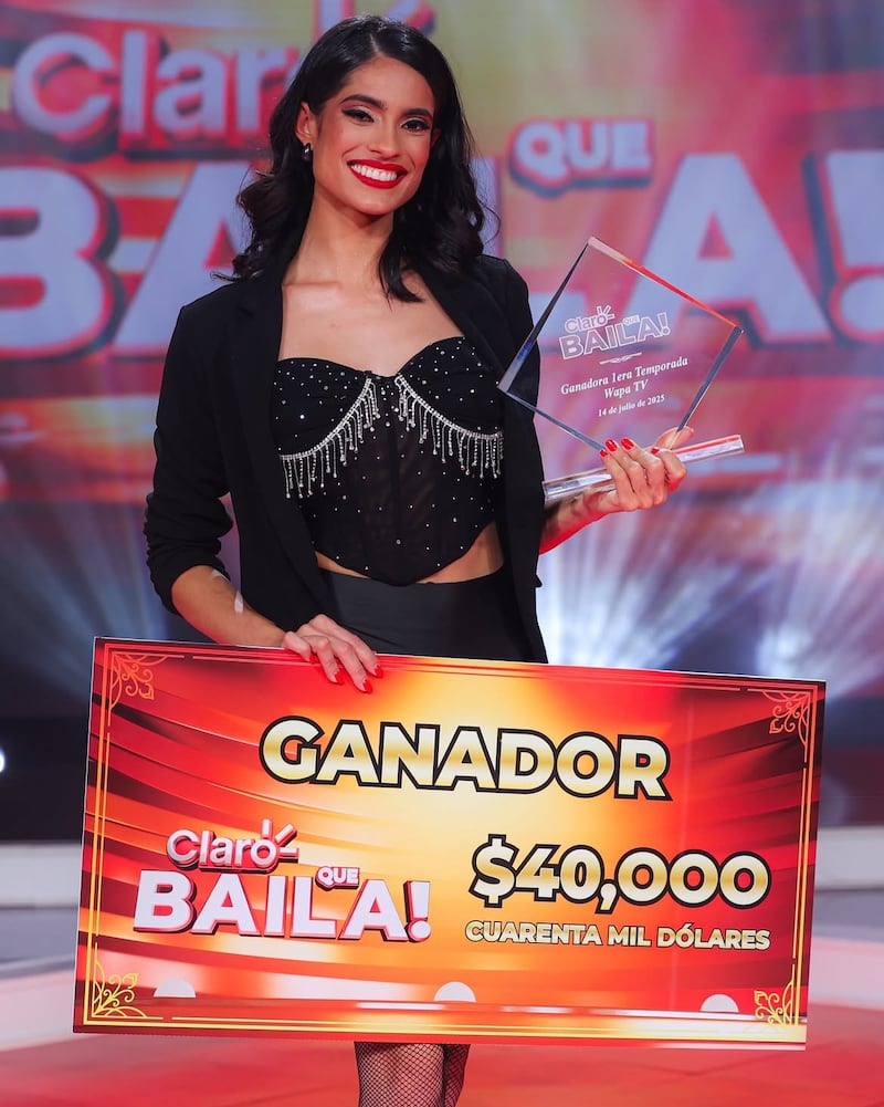 Karla I. Guilfú Acevedo, ganadora de la primera temporada de “¡Claro que Baila!“.