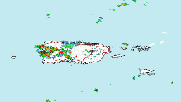 Emiten advertencia de inundaciones para San Juan y municipios aledaños.