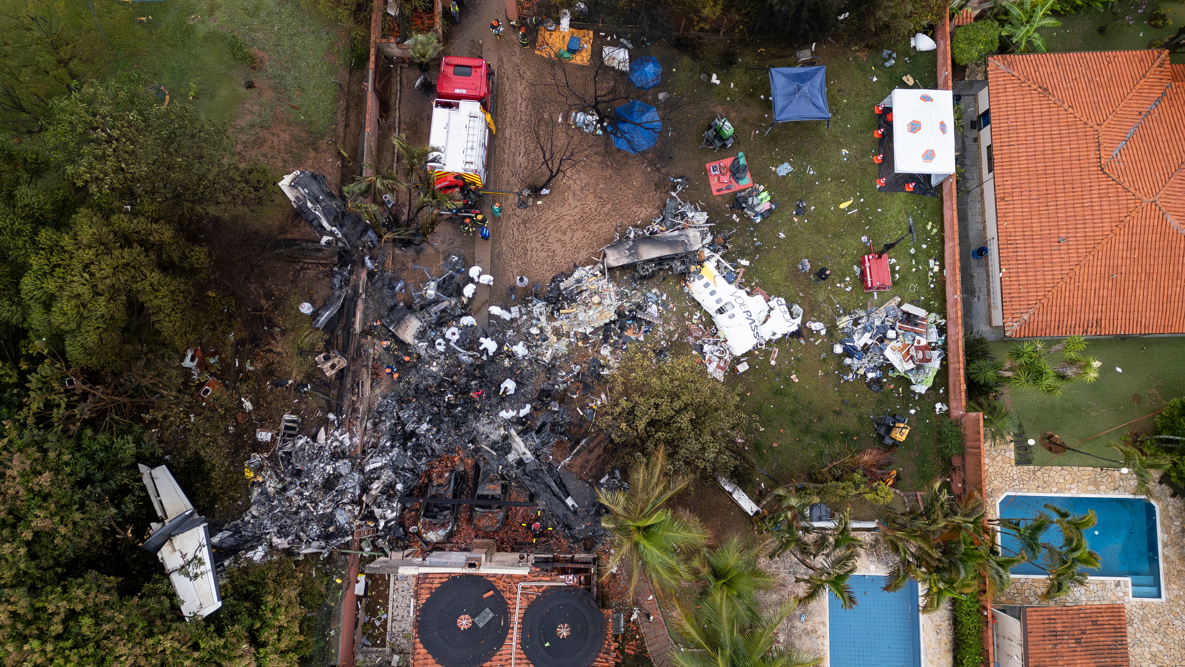 Accidente aéreo en Brasil