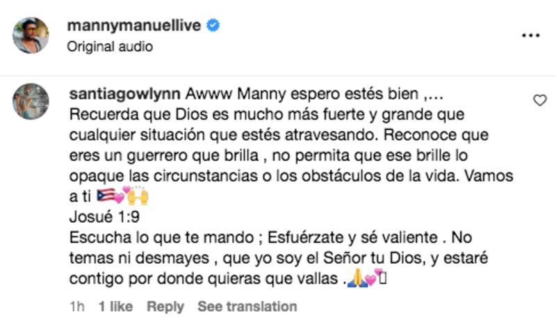 Comentarios a Manny Manuel