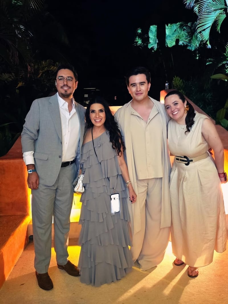 Dalílah Polanco en la boda de Paty Cantú