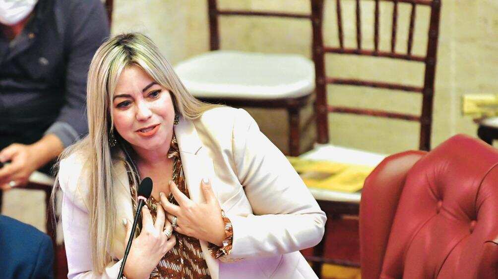 Senadora Keren Riquelme Cabrera.