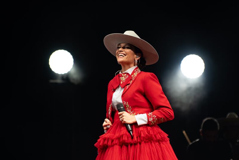 Natalia Jiménez en el Coliseo de Puerto Rico.