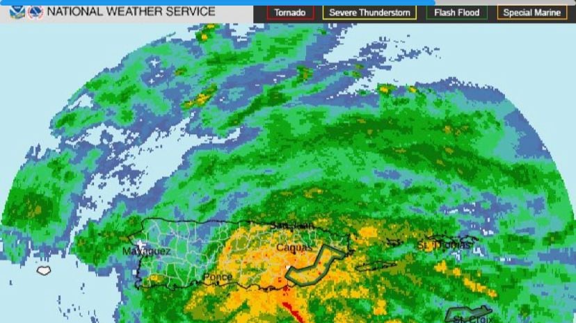 Huracán Fiona. Servicio Nacional de Meteorología