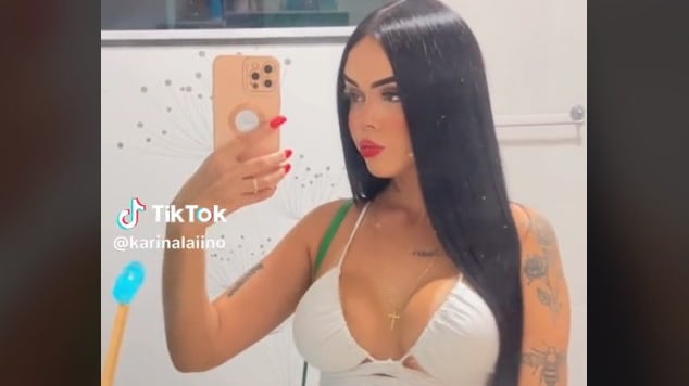 A la influencer Karina Laino la detuveron por presuntamente robar bancos junto a su novio