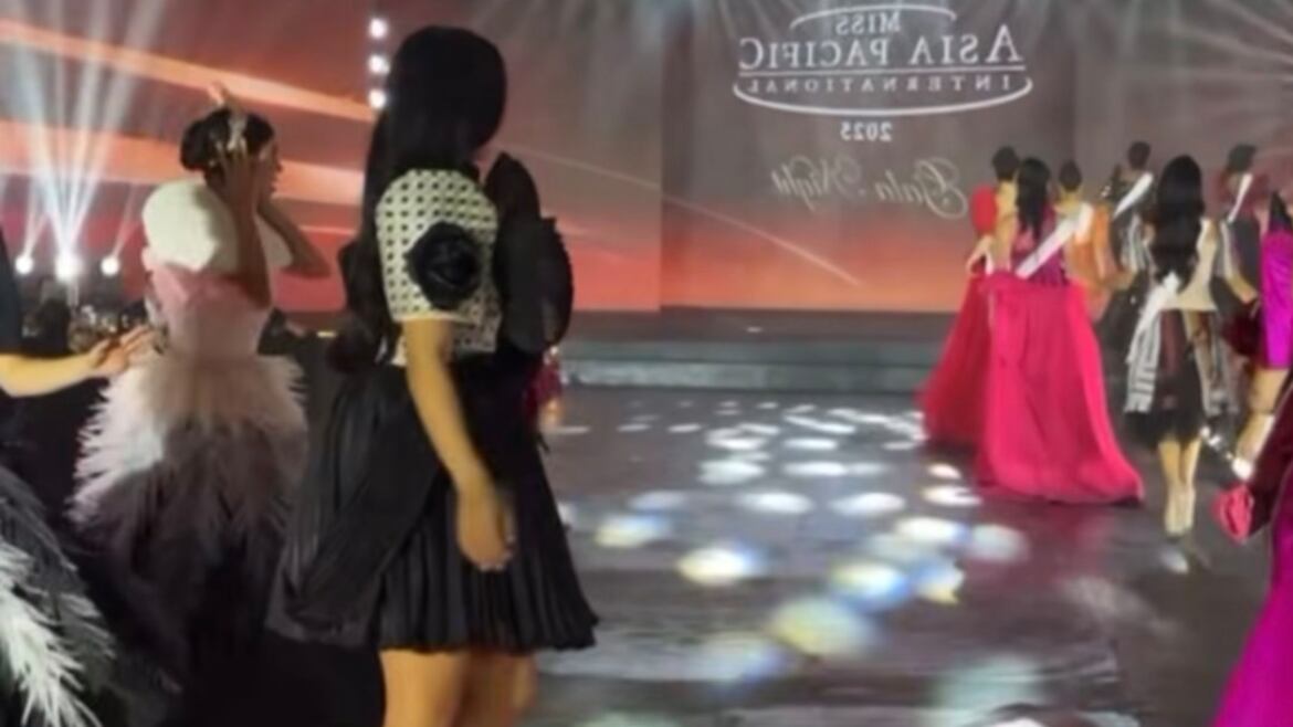 Fuerte terremoto sorprende a candidatas de Miss Asia Pacific International 2025 en Filipinas.