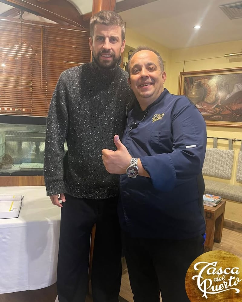 Gerard Piqué y Nacho Boix