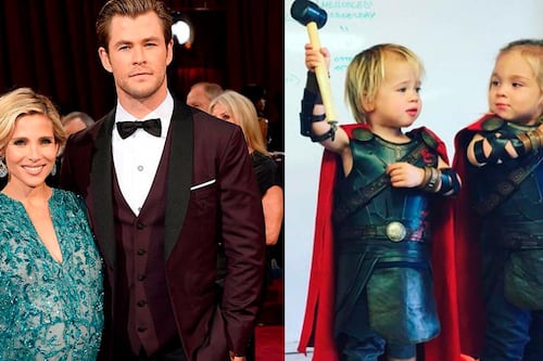 “Tan guapos como Thor”, así lucen los gemelos de Chris Hemsworth y Elsa Pataky a sus 8 años