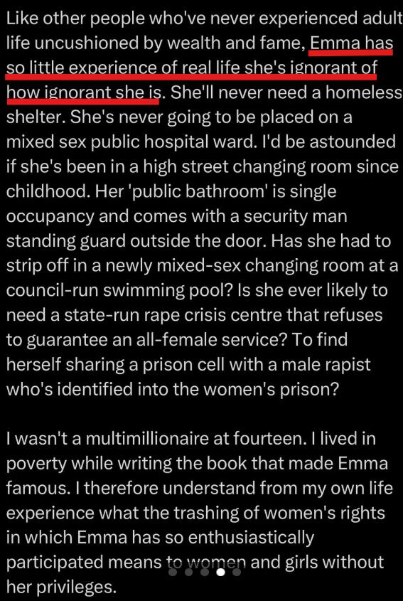 J.K. Rowling habló de Emma Watson