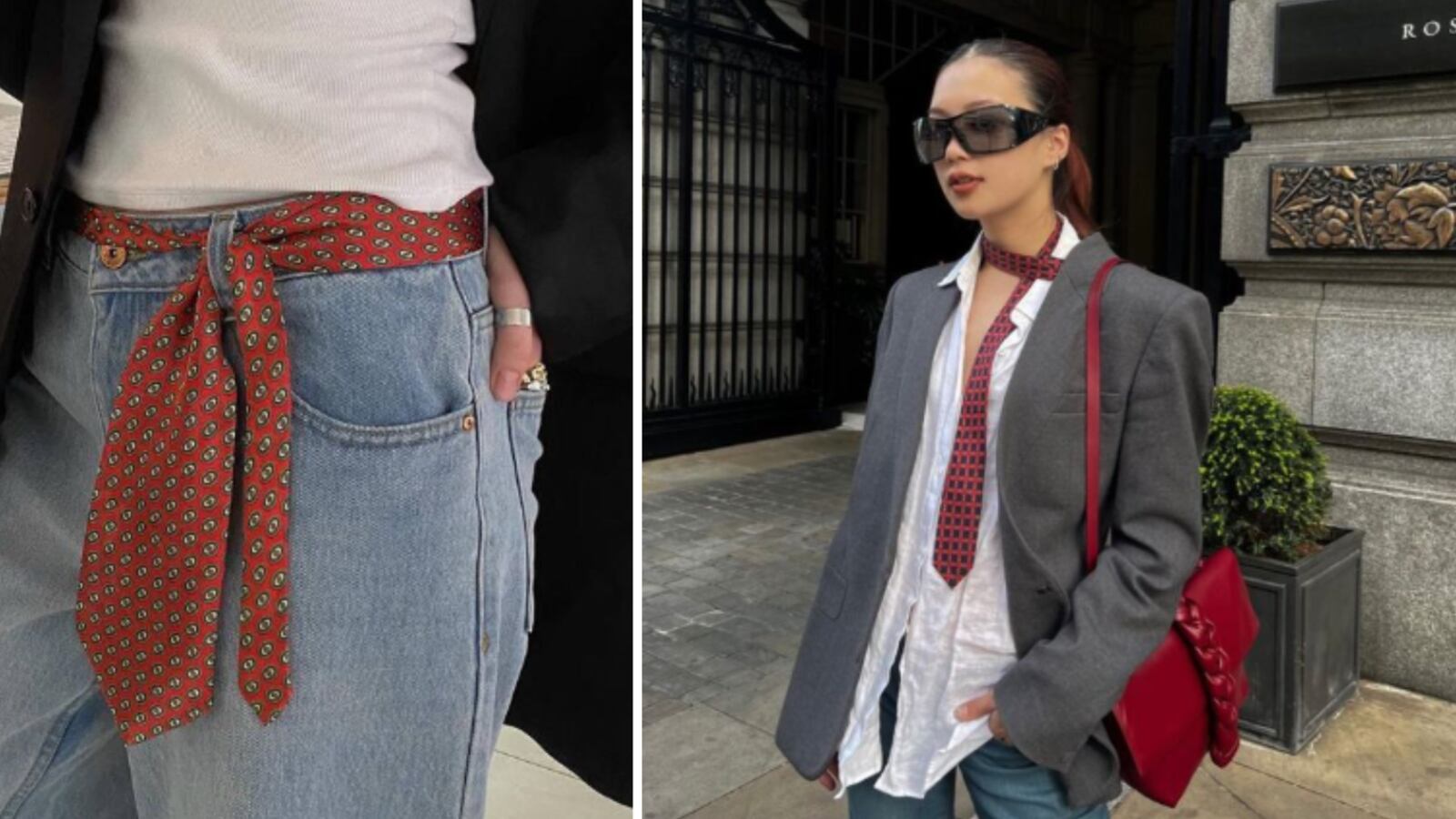 usar las corbatas tus looks para mujer en 2025