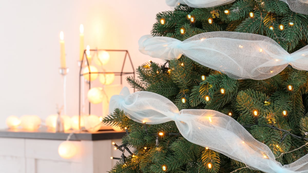 Árbol de Navidad de tul