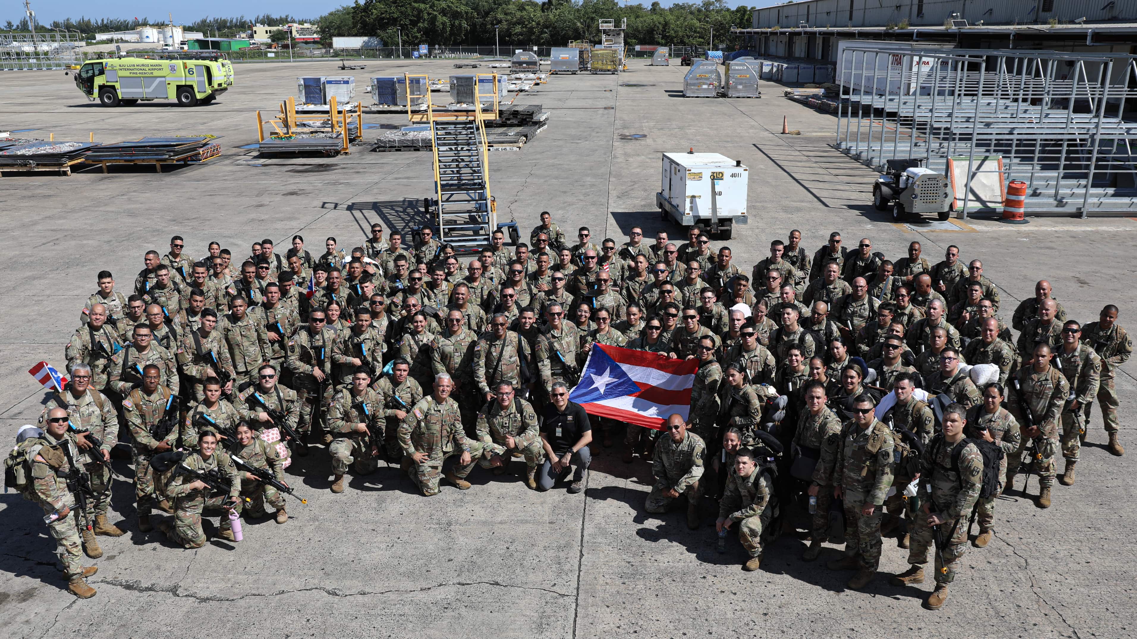 Batallón 130 de Ingeniería de la Guardia Nacional de Puerto Rico se despliega a Medio Oriente.