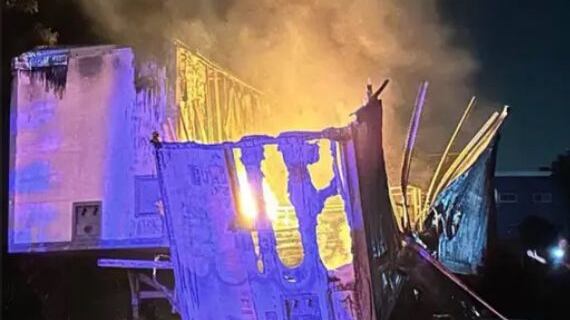 Incendio en Arecibo.