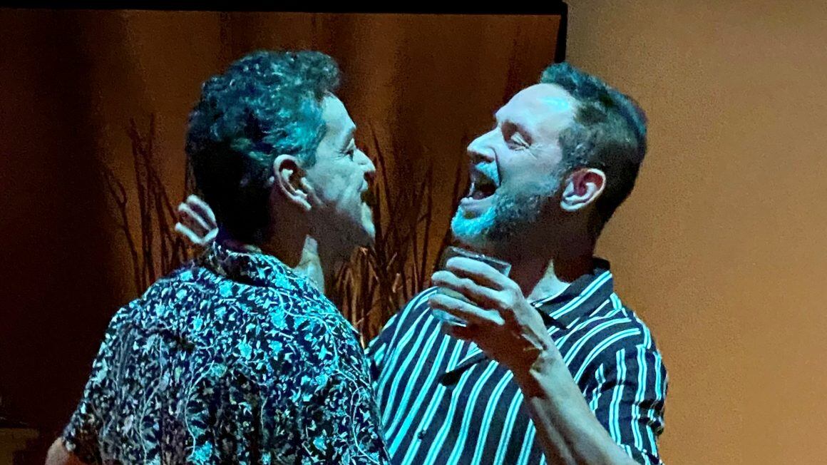 Escena de la obra “La santa noche del sábado”.