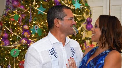 Pedro Pierluisi y Fabiola Ansótegui Blanc.