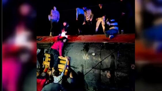 Choque de trenes en Madrid