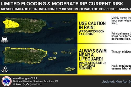 No guardes la sombrilla: Persisten los aguaceros y tormentas eléctricas para este lunes