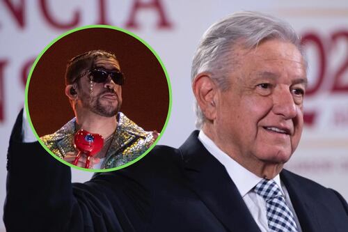 Presidente de México pide a Bad Bunny que haga concierto gratuito