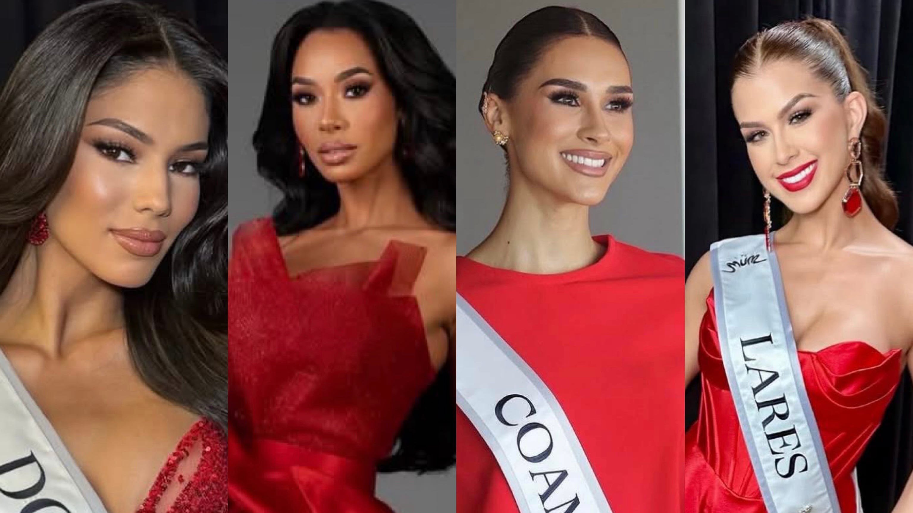 Miss Dorado, Miss Jayuya, Miss Coamo y Miss Lares.