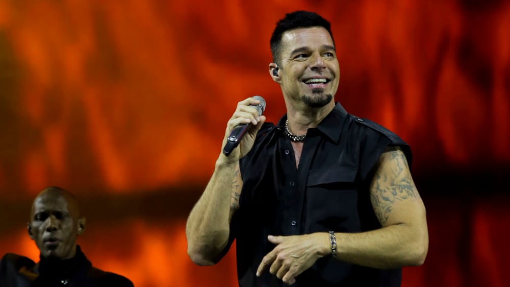 Ricky Martin  reúne a famosos en concierto privado en CDMX