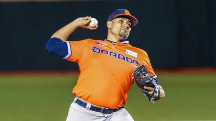 Jeancarlo Vélez, lanzador de los Guardianes de Dorado.