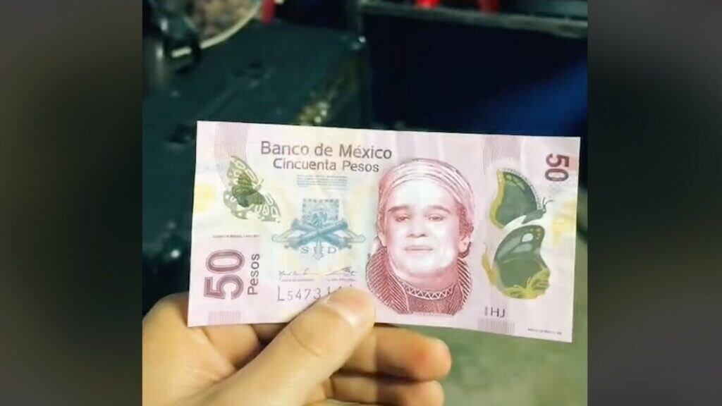 Joven compartió en TikTok el billete falso que recibió