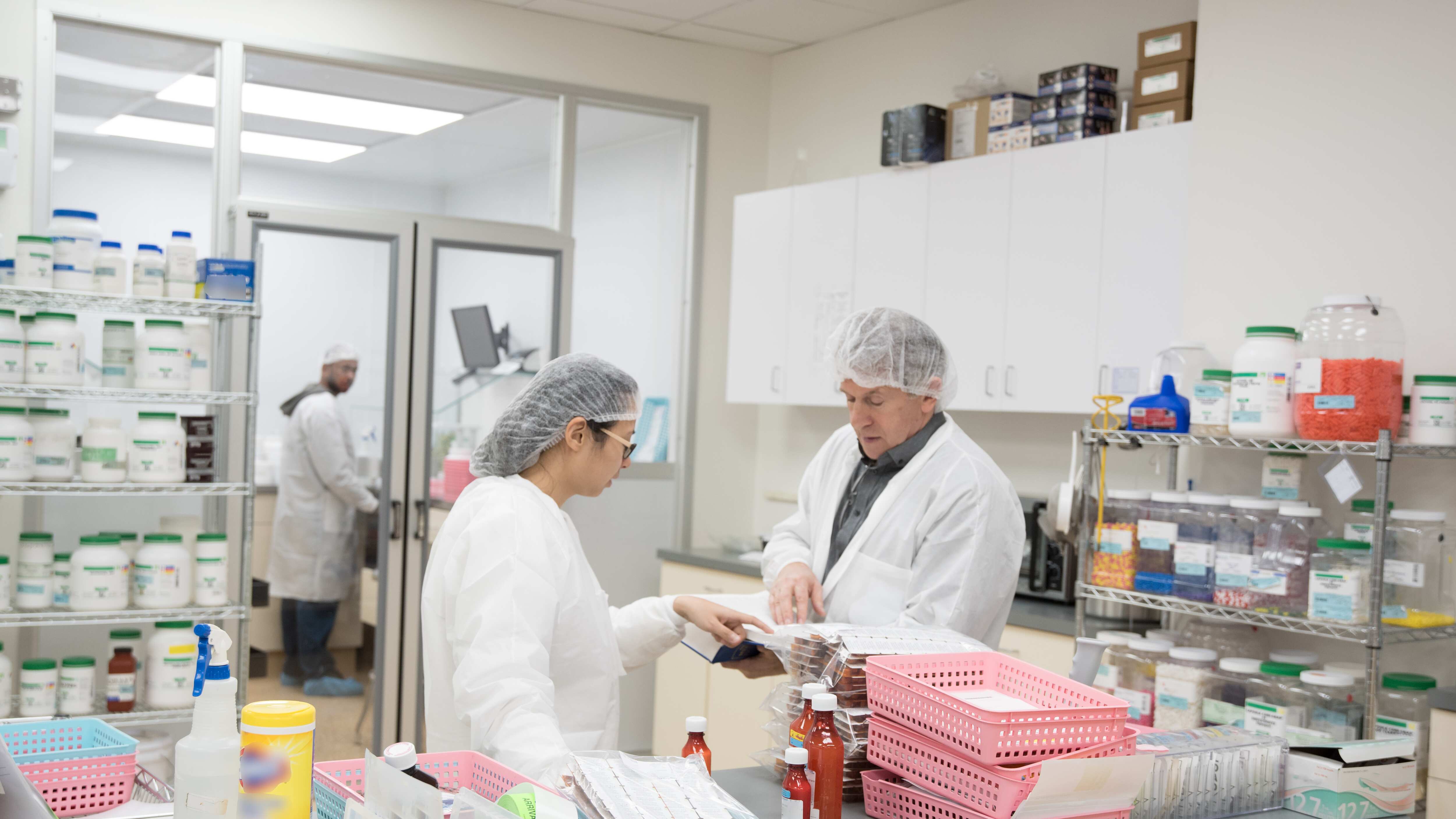 Compounding pharmacy at work