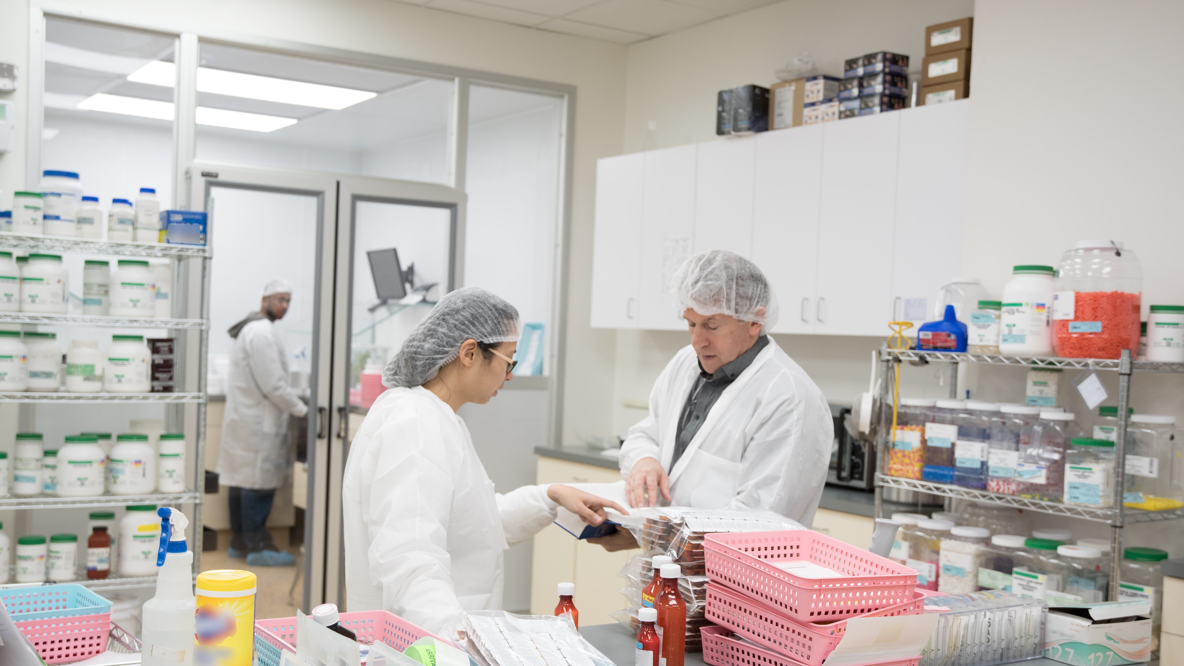 Compounding pharmacy at work