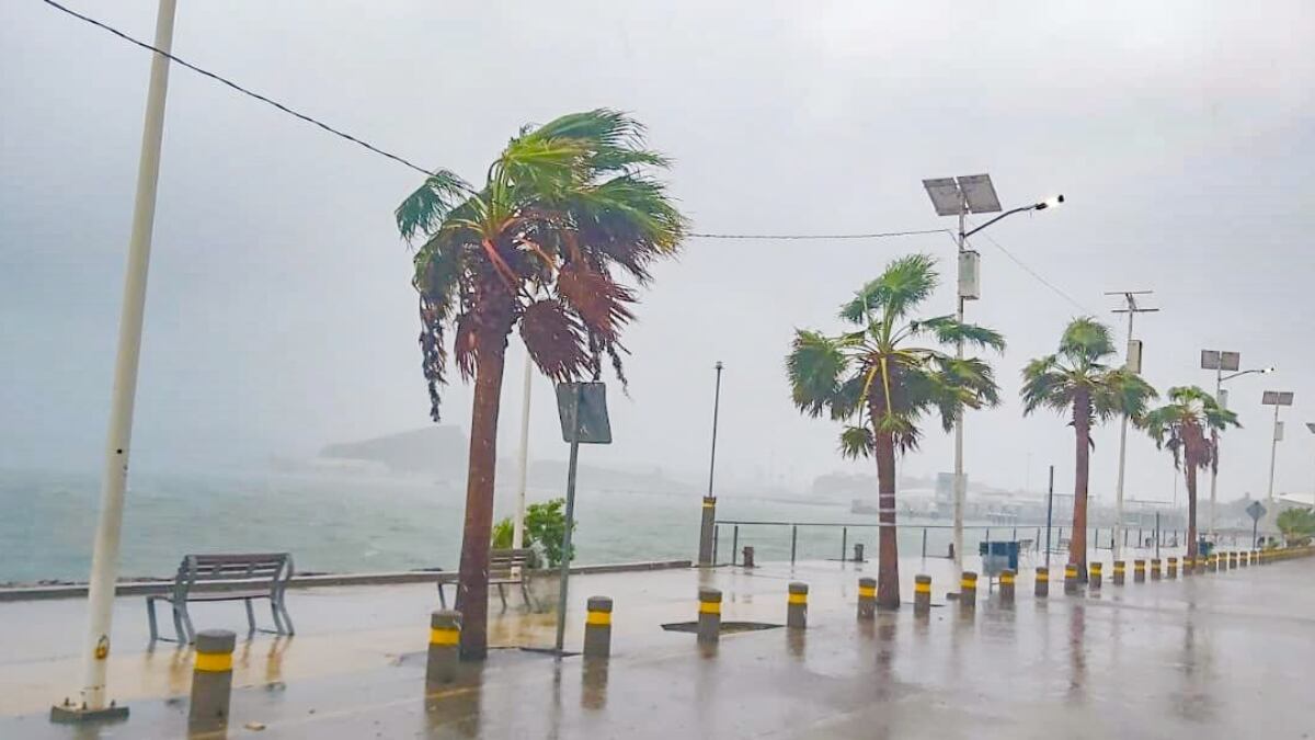 Tormenta tropical Ileana en Ahome