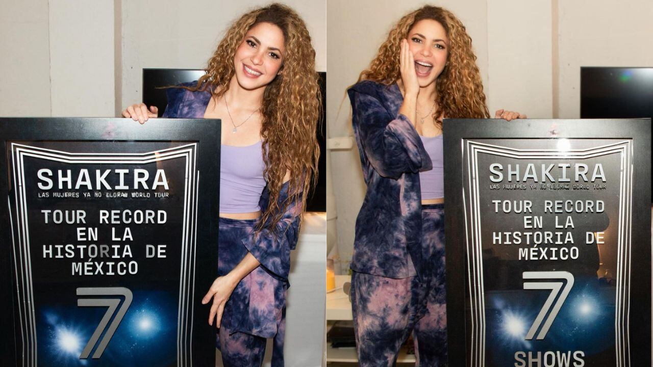 Shakira recibe reconocimiento tras agotar shows en el Estadio GNP Seguros