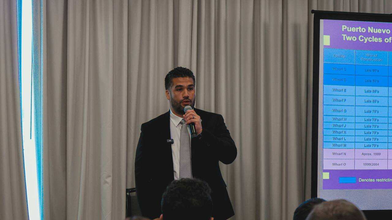 El director ejecutivo de la Autoridad de los Puertos de Puerto Rico,  Norberto Negrón