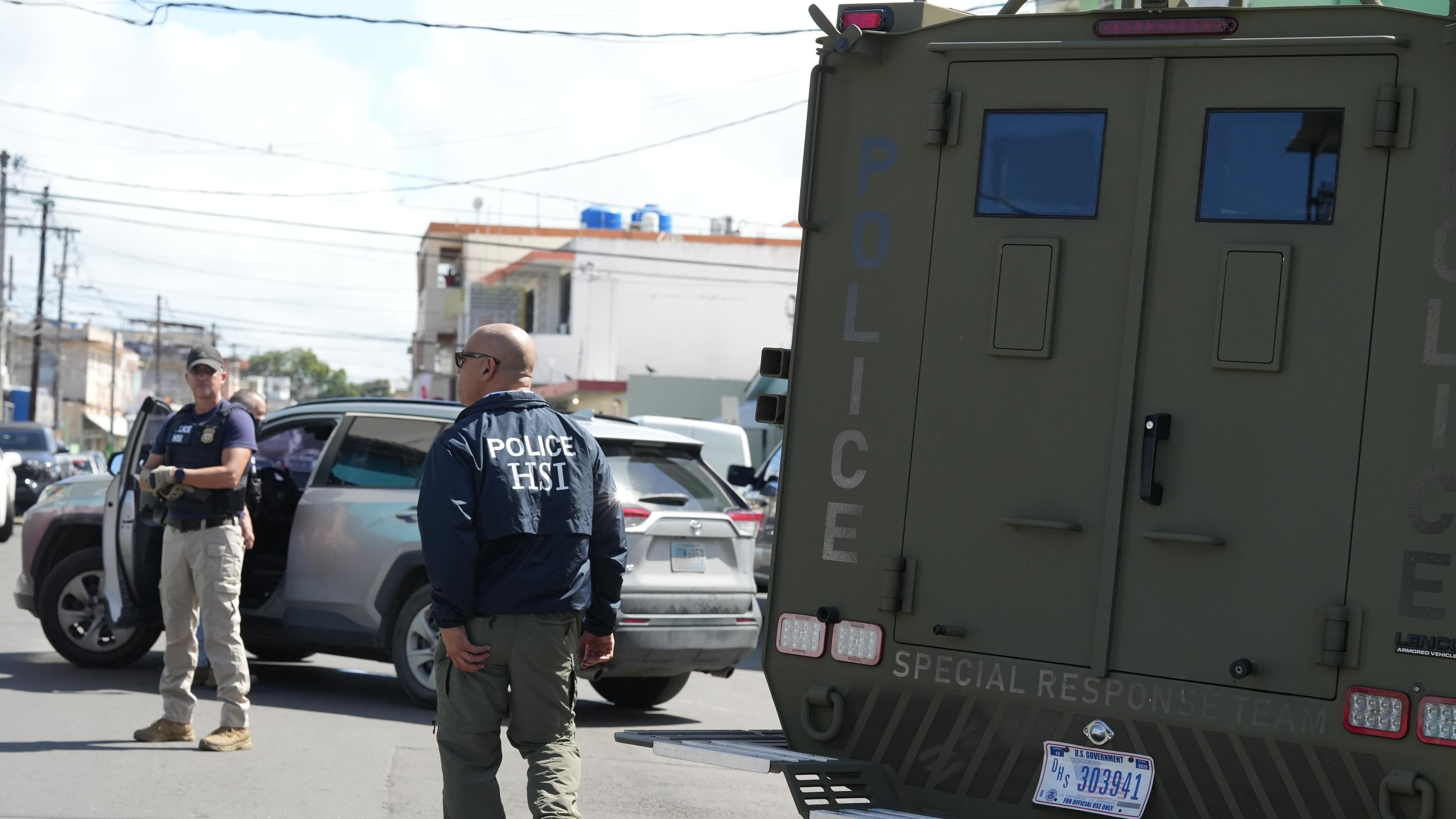 Operativo ICE Barrio Obrero