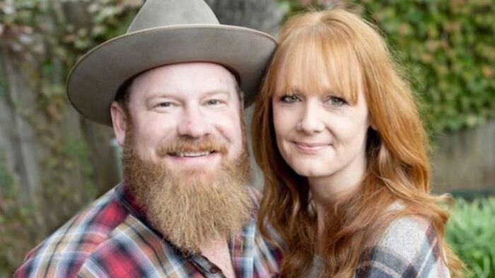 Jake Flint y su esposa