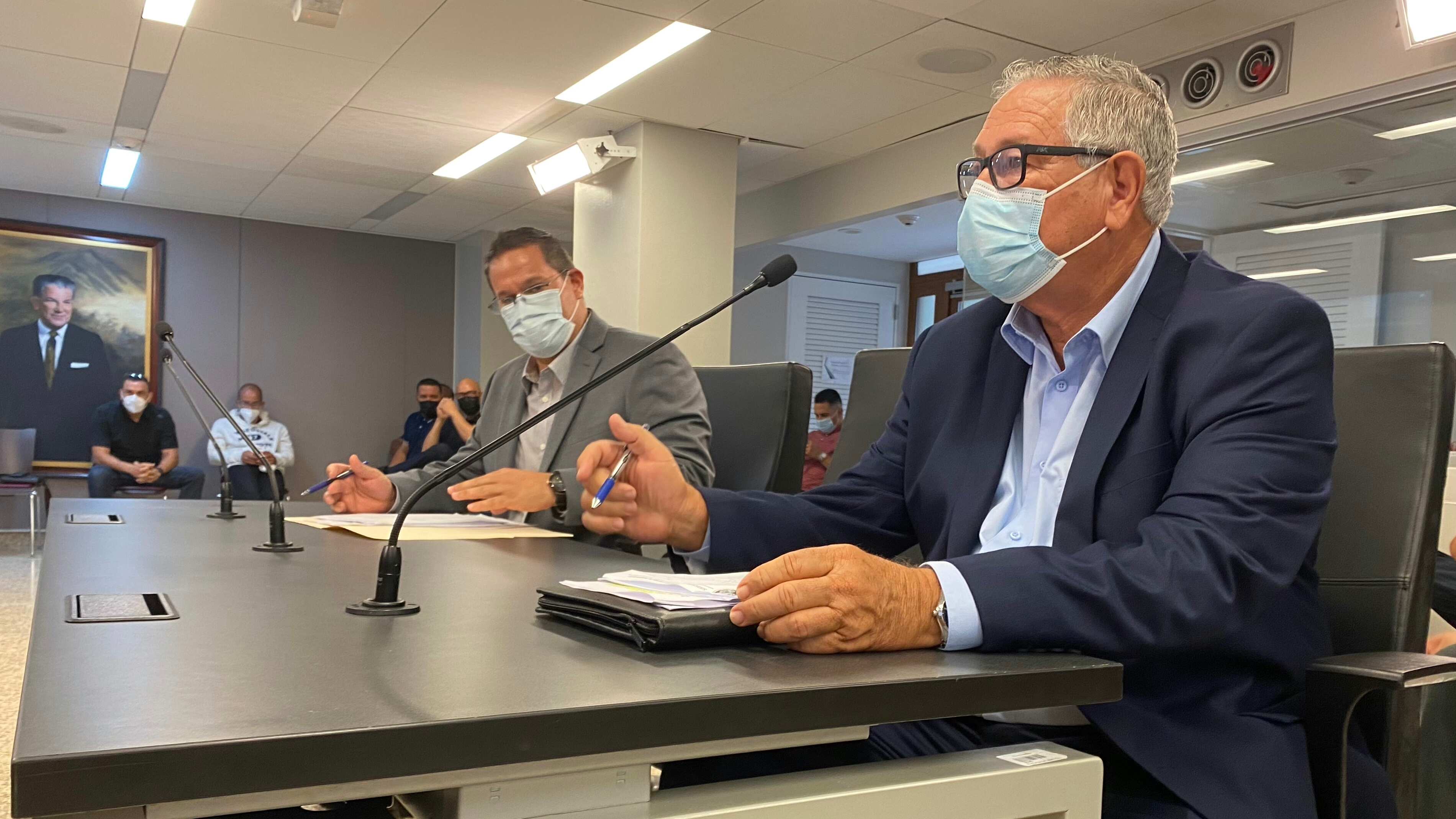 Presidente del Sindicato de Bomberos Unidos de Puerto Rico (SBUPR), José Tirado.