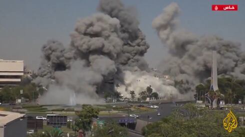 Israel ejecutó este miércoles un ataque con drones contra la sede del Estado Mayor del Ejército sirio en Damasco