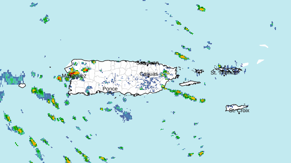Advertencia de inundaciones en Aguada, Aguadilla, Isabela y Moca.