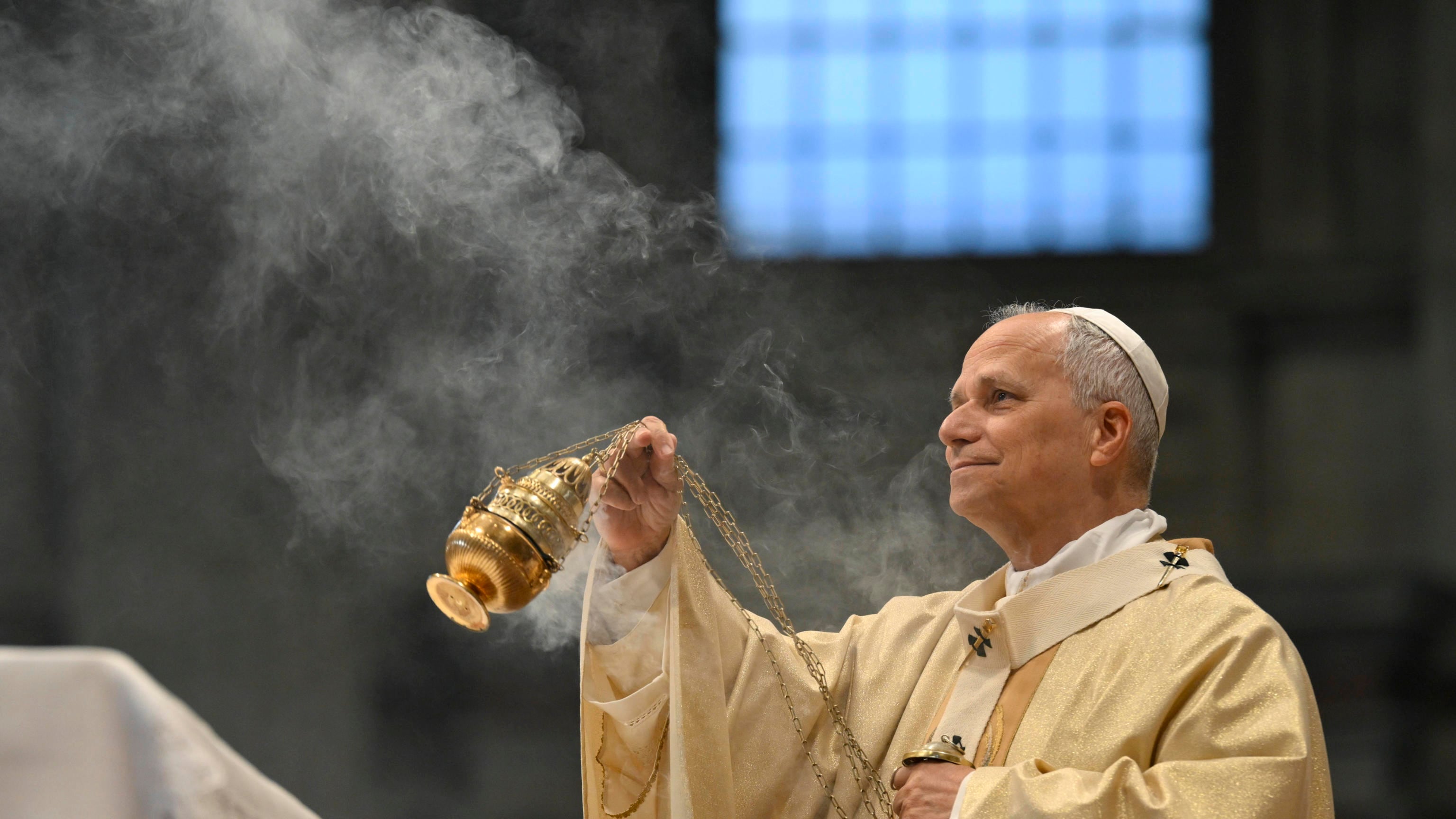 Imagen de archivo del papa León XIV cedida por el Vaticano. EFE/EPA/VATICAN MEDIA HANDOUT HANDOUT EDITORIAL USE ONLY/NO SALES