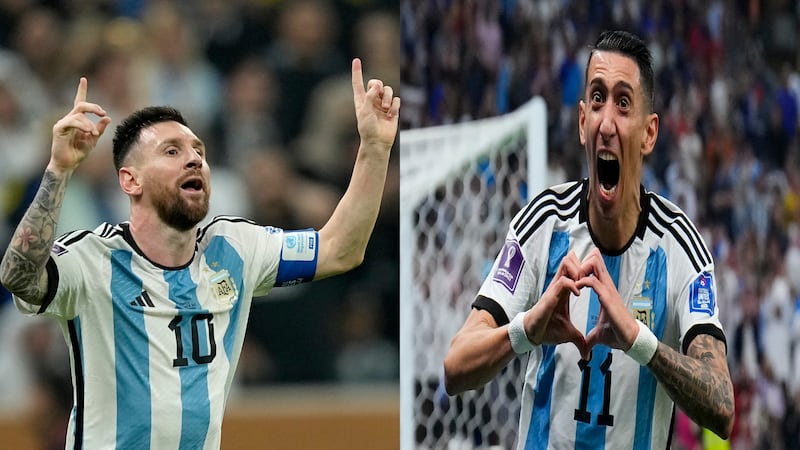Lionel Messi y Di Maria fueron homenajeados por unos padres argentinos