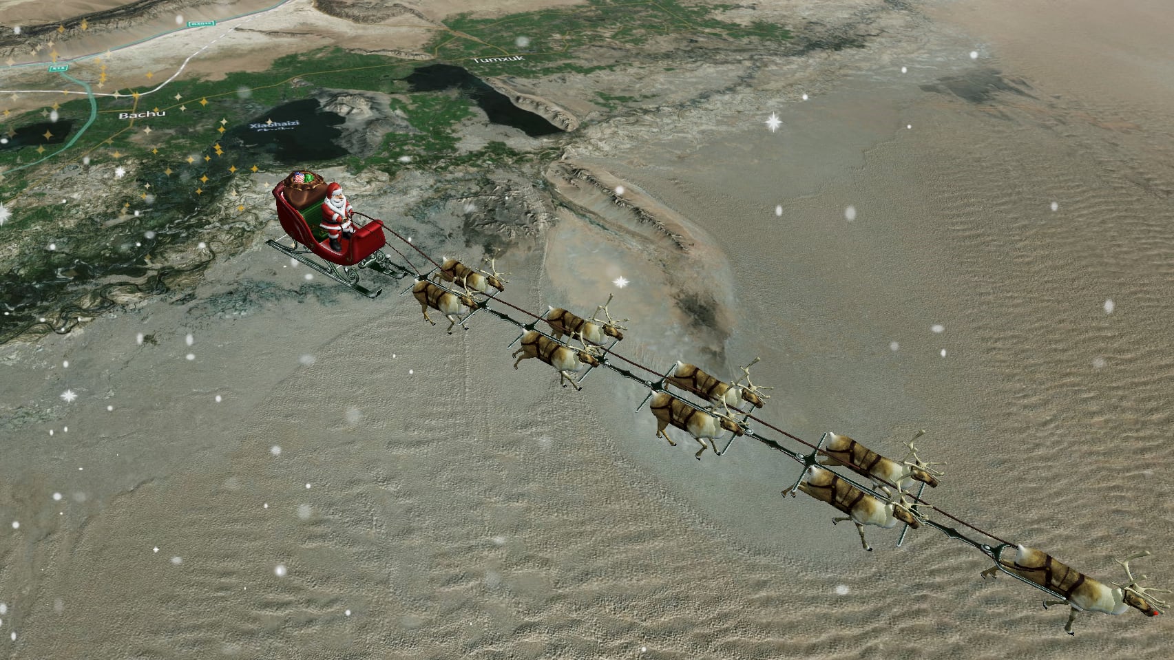 Así puedes rastrear en vivo el paso de Santa Claus por el mundo