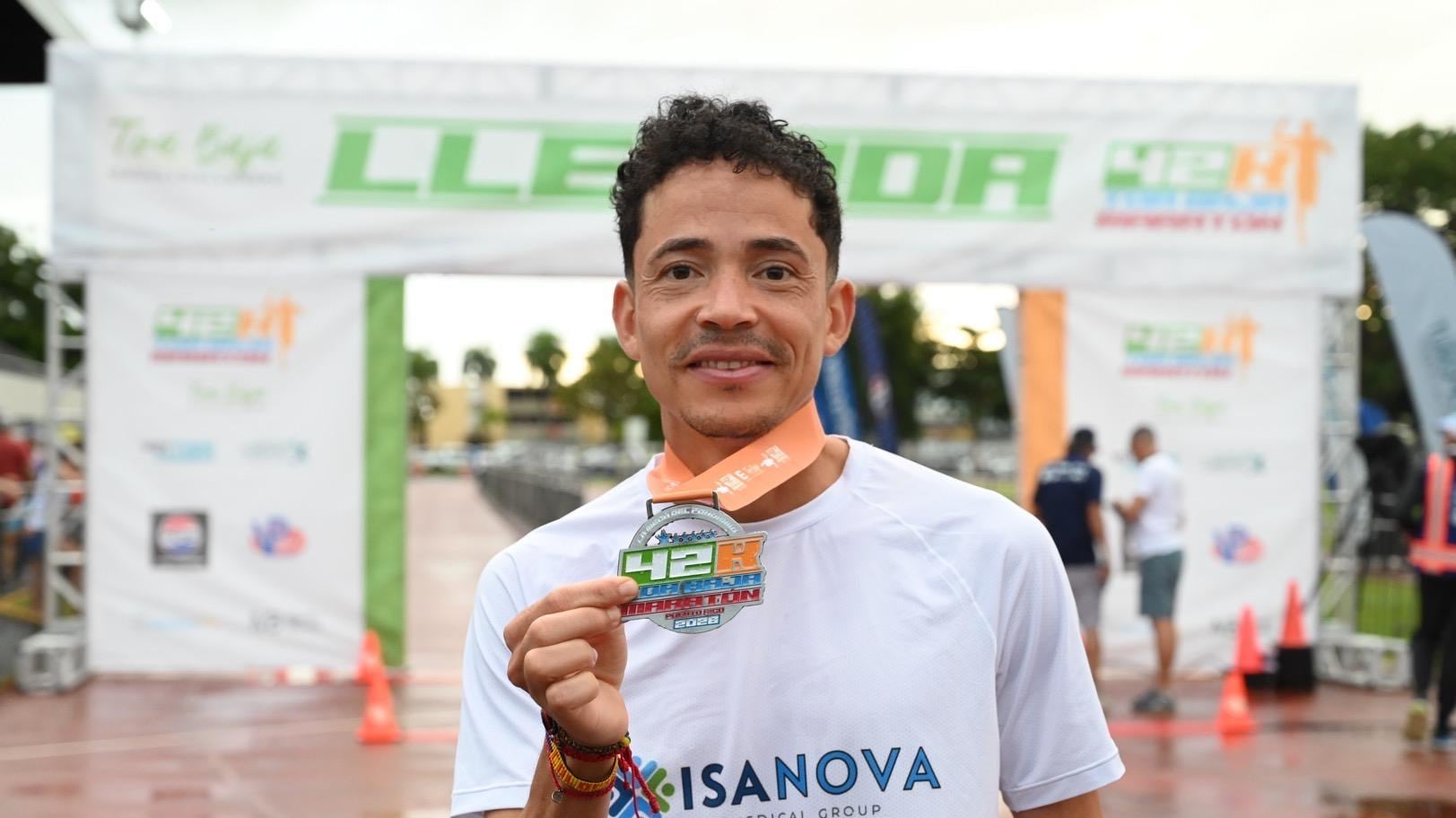 Álvaro Abreu Martínez ganó por segundo año consecutivo el Maratón de Toa Baja.