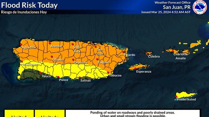 Riesgo de inundaciones.