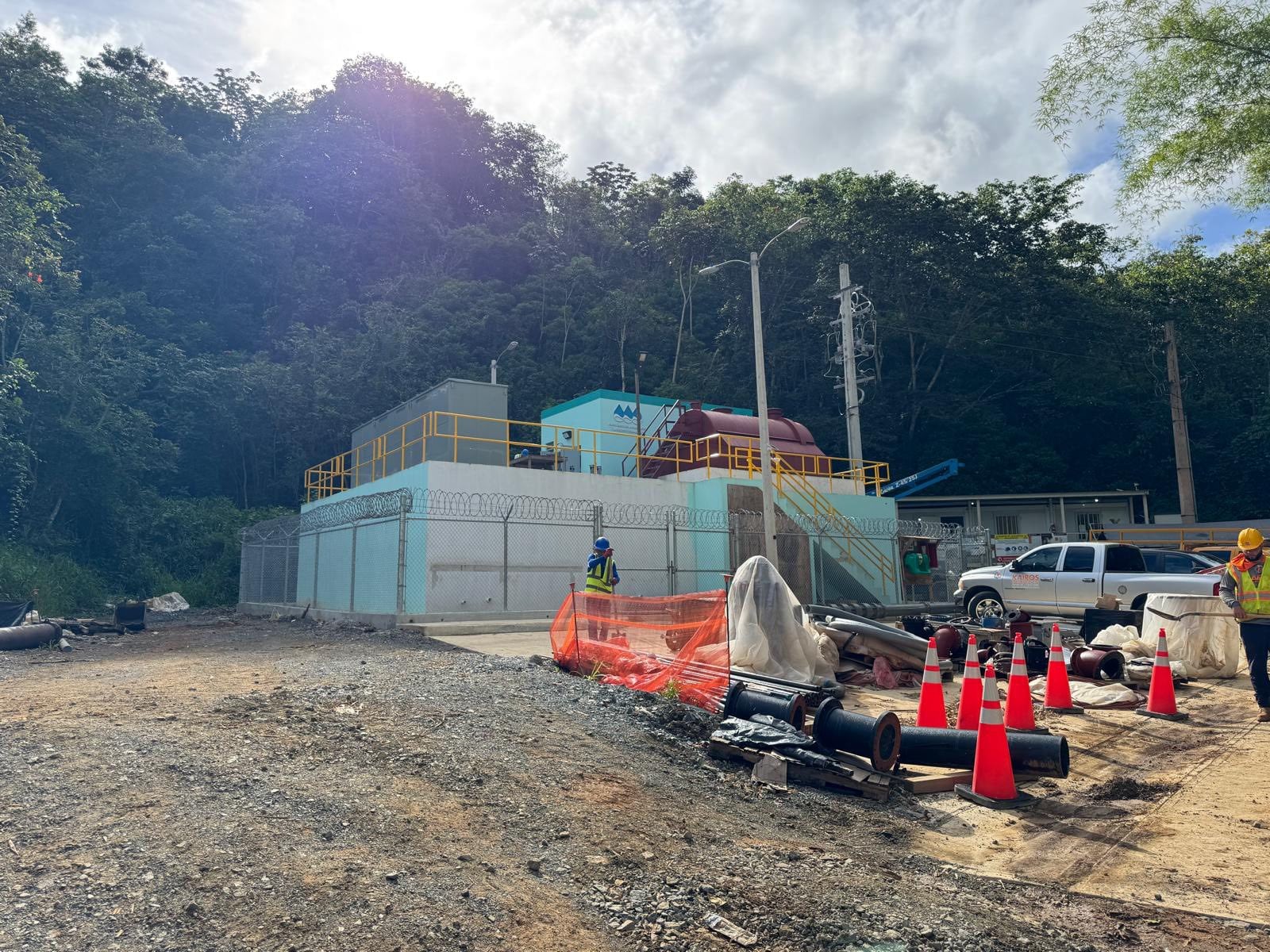 Proyectan completar reconstrucción de represa en Corozal para enero de 2027