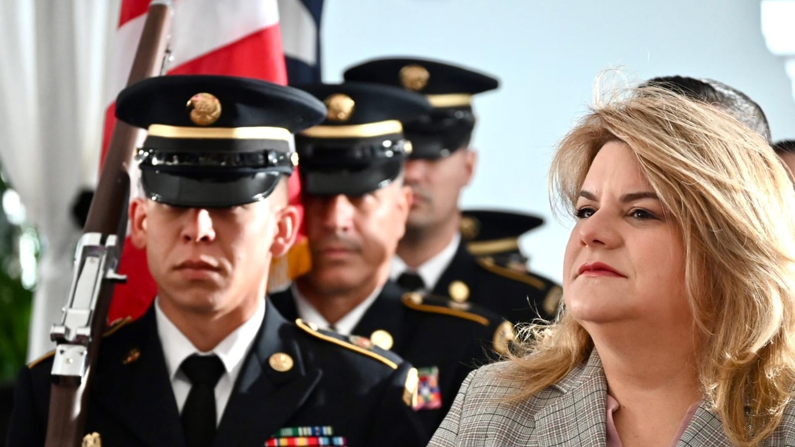 La gobernadora de Puerto Rico.