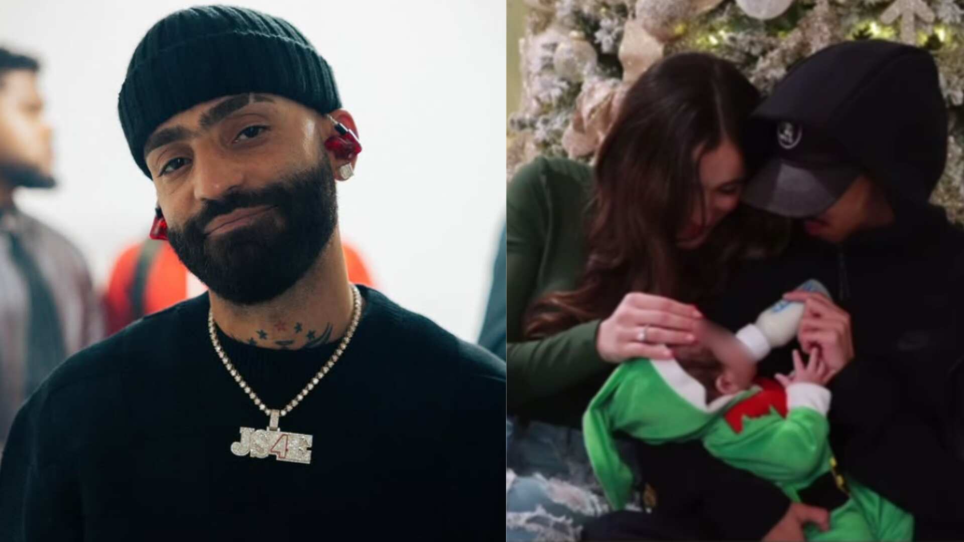 Arcángel mostró que su nieto también tiene ‘pikete’; le compró tetero y chupete en oro