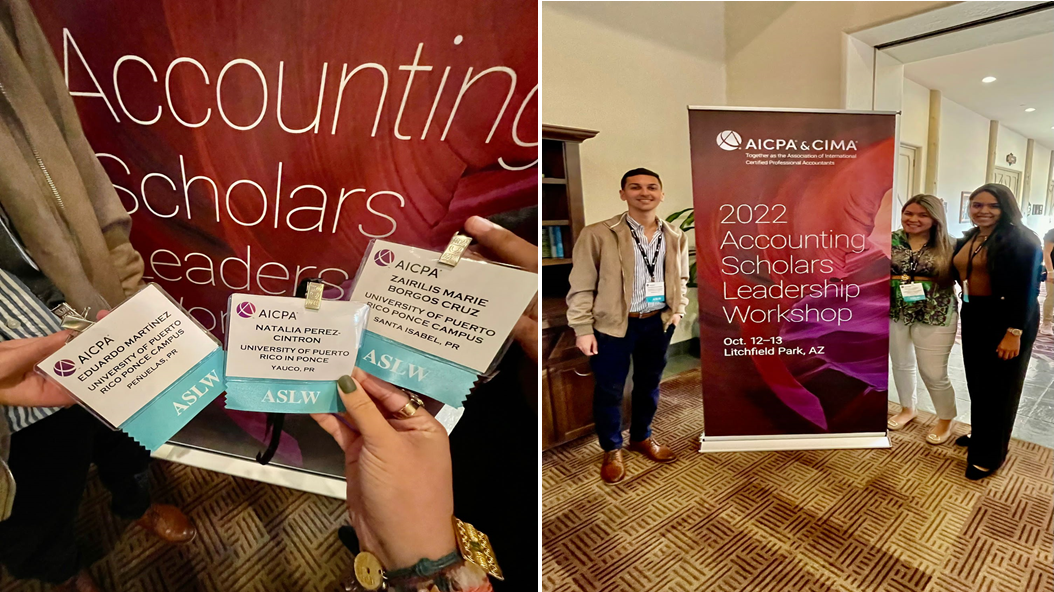 Estudiantes UPRP son seleccionados por la American Institute of Certified Public Accountants (AICPA) para participar del Accounting Scholars Leadership Workshop (ASLW)