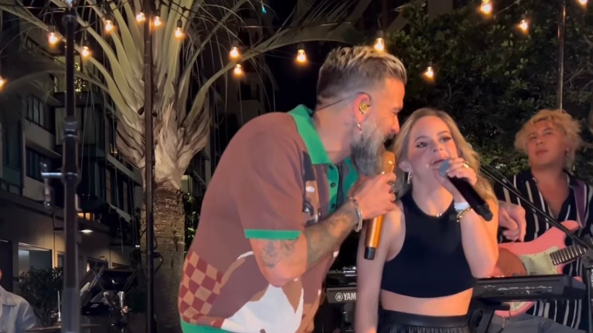 Sofía Jirau y Pedro Capó cantan Calma