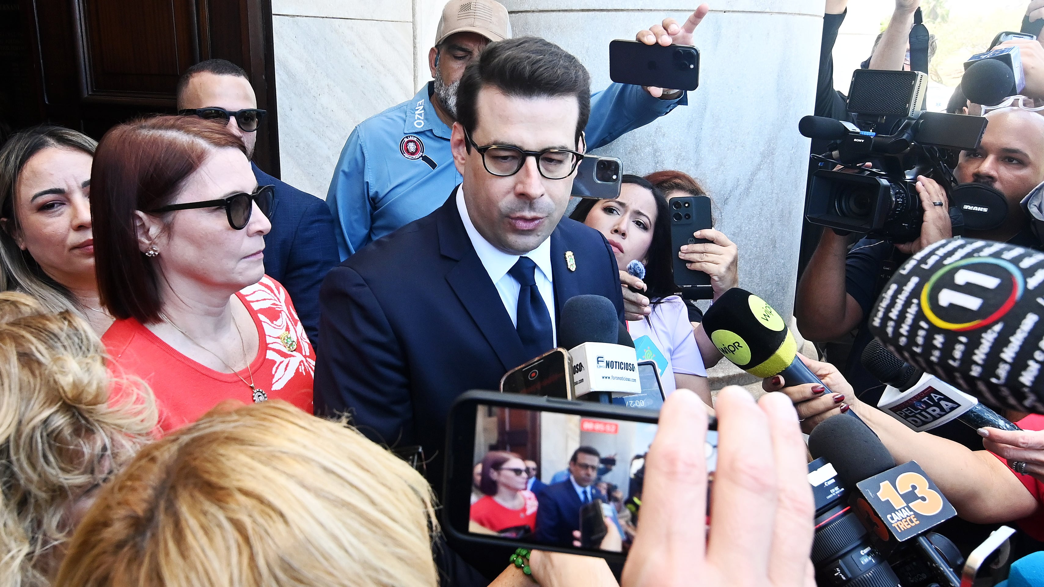 Francisco Domenech, llega al Capitolio, para la Comisión Total